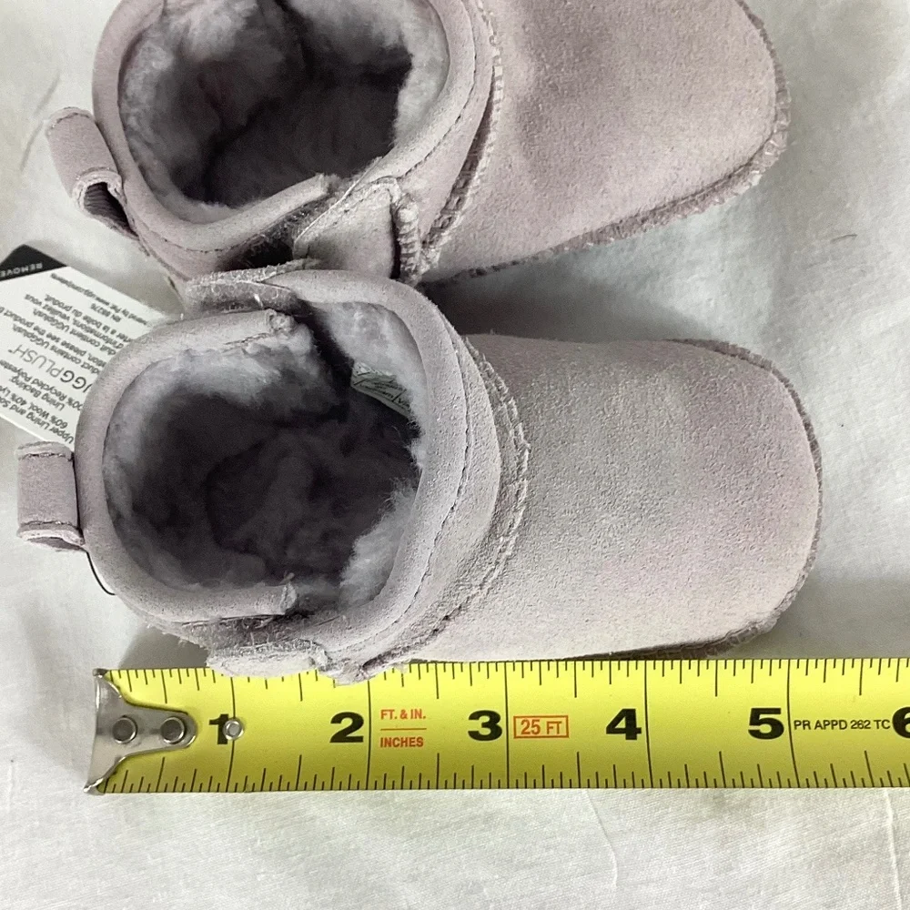Ugg I Baby Classic Ultra Mini Suede Boots Booties Size 02/03 Light Purple  New